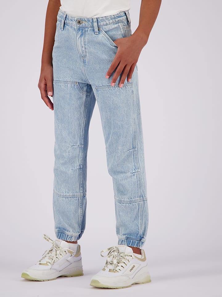 Vingino Dżinsy "Chiara" - Regular fit - w kolorze błękitnym rozmiar: 140