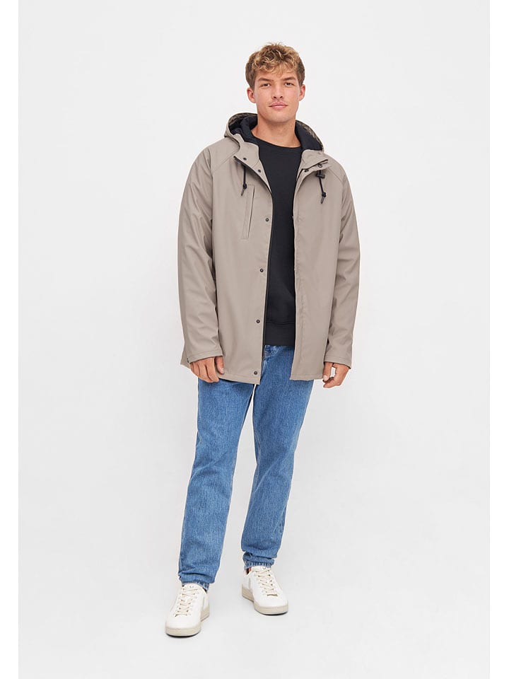 Derbe Kurtka przeciwdeszczowa w kolorze beżowym rozmiar: XL