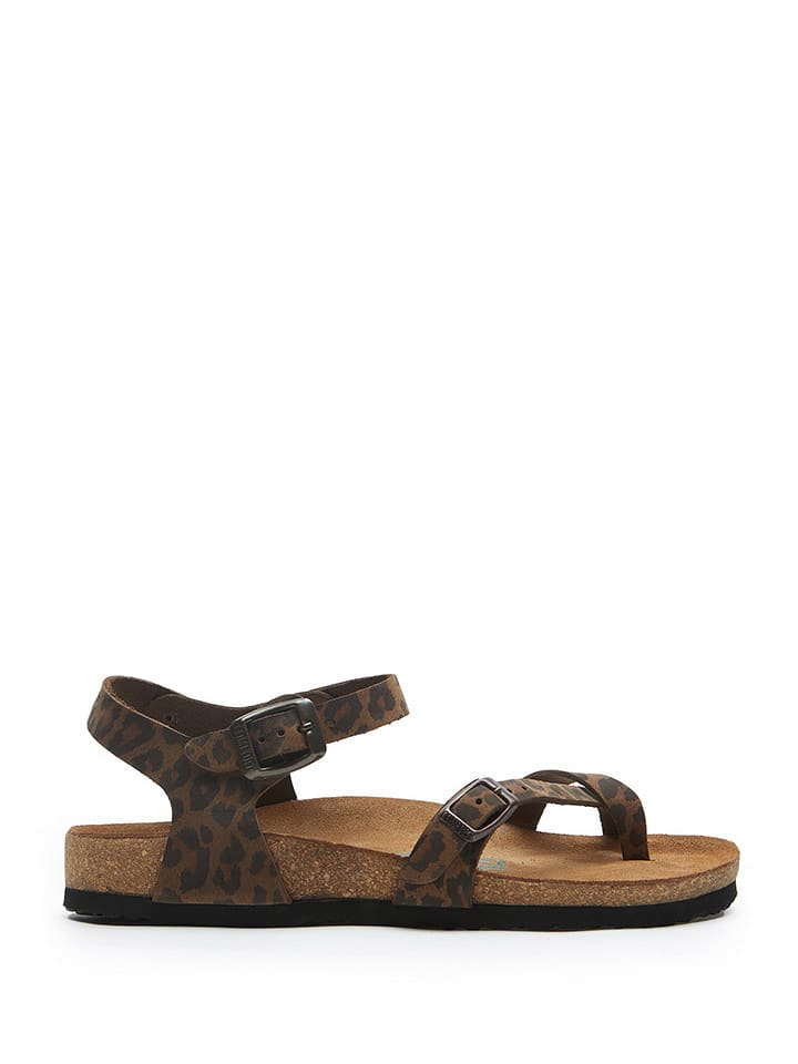 Comfortfusse Skórzane sandały w kolorze brązowo-czarnym rozmiar: 37