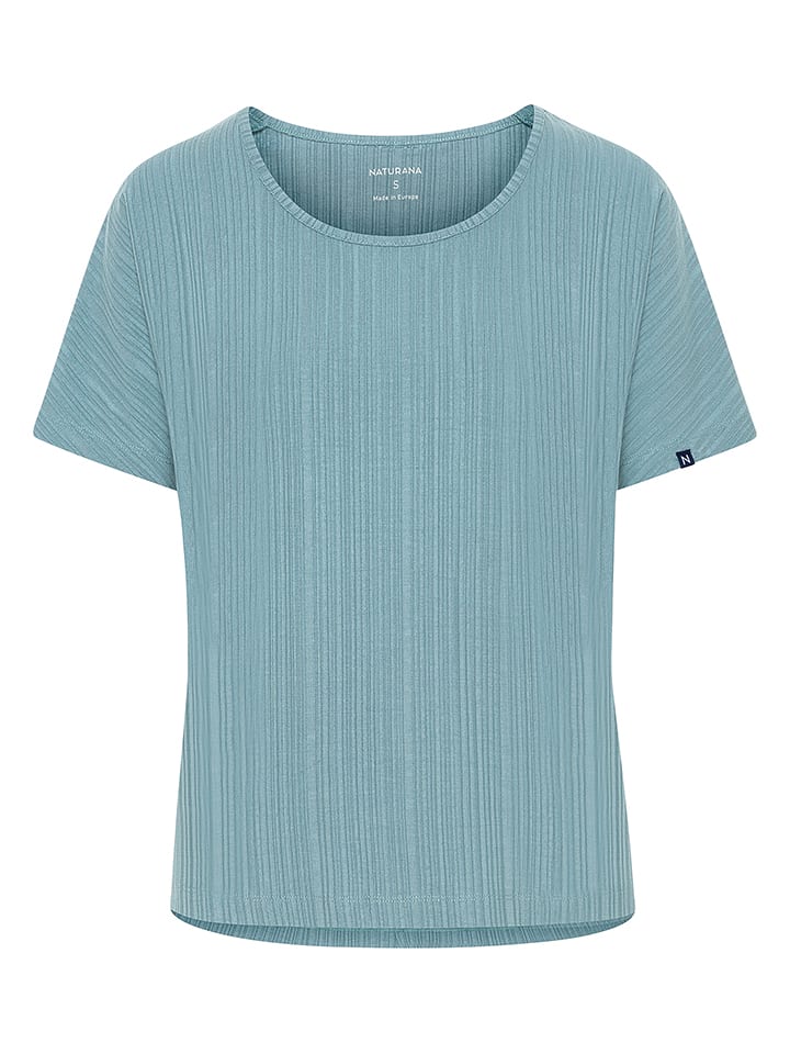 Naturana Koszulka w kolorze miętowym rozmiar: L