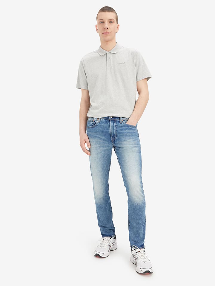 Levi´s Dżinsy "512" - Slim fit - w kolorze niebieskim rozmiar: W28/L32