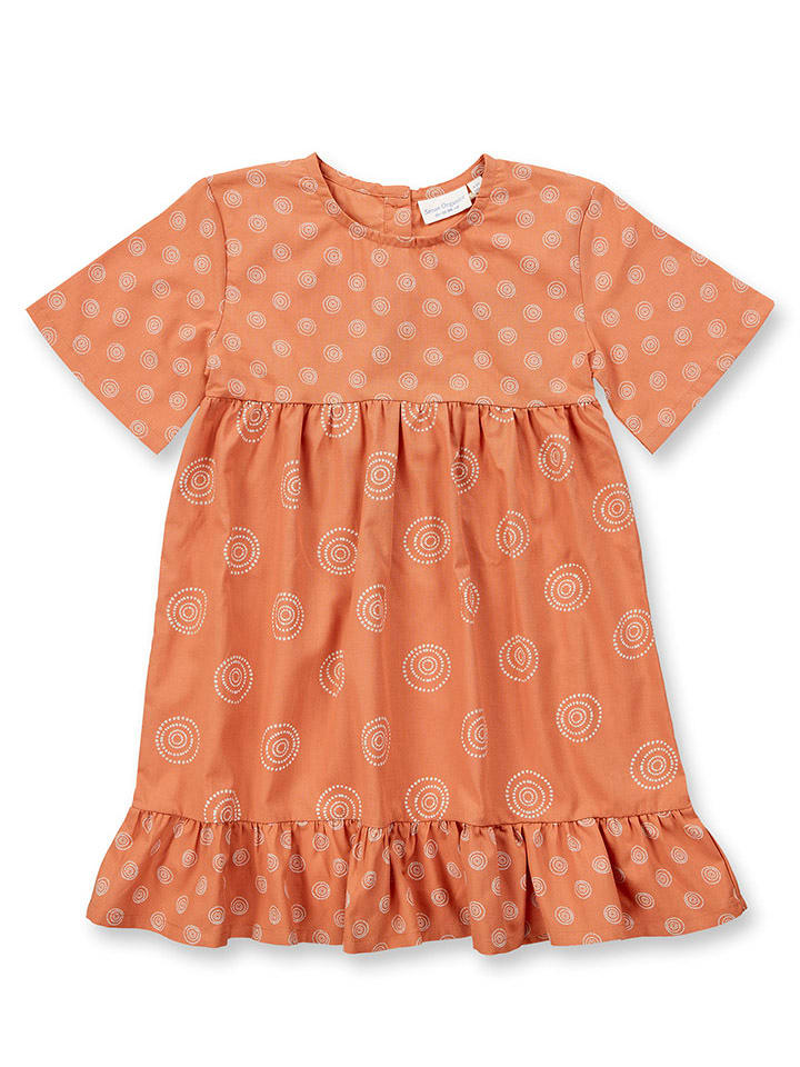 Sense Organics Sukienka "Nuria" w kolorze pomarańczowym rozmiar: 104