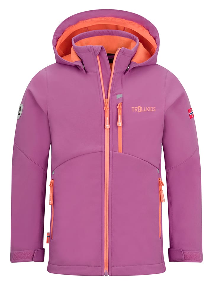 Trollkids Kurtka funkcyjna "Balestrand" w kolorze jasnoróżowym rozmiar: 128