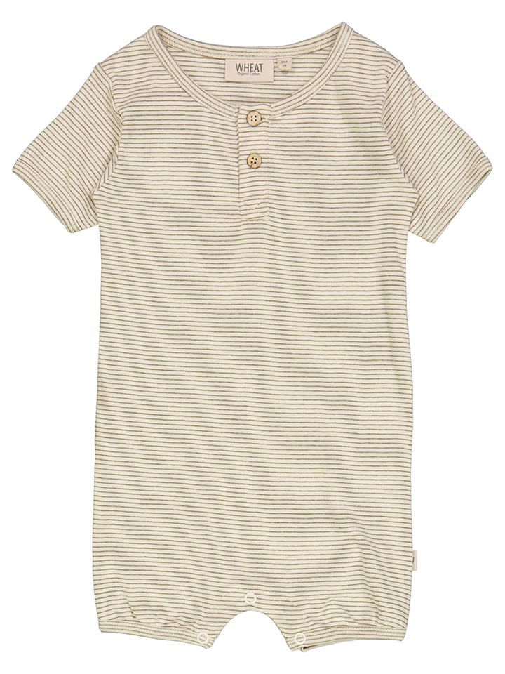 Wheat Rampers "Gus" w kolorze beżowym rozmiar: 80