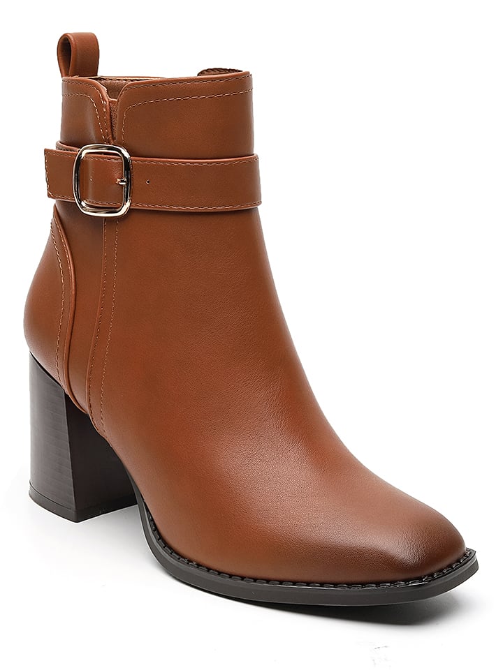 Sixth Sens Botki w kolorze karmelowym rozmiar: 41