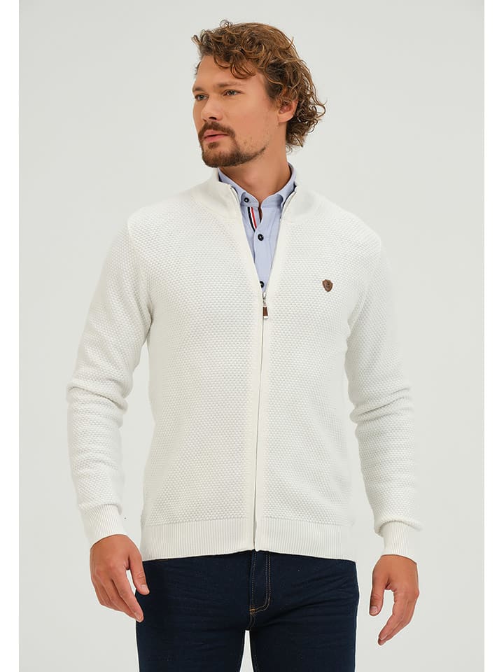 GIORGIO DI MARE Kardigan w kolorze kremowym rozmiar: M