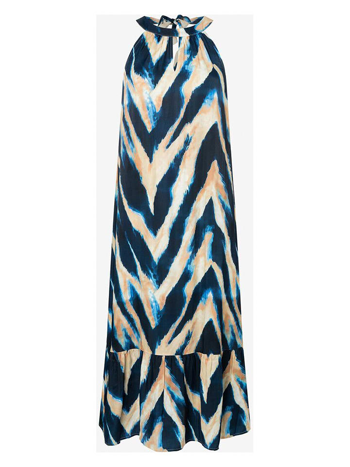 More & More Sukienka w kolorze granatowo-beżowym rozmiar: 36