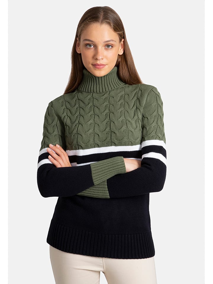 SIR RAYMOND TAILOR Golf "Montcada" w kolorze zielono-granatowym rozmiar: M