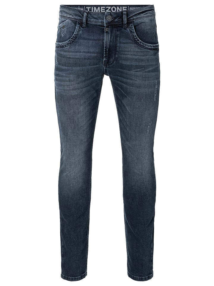 Timezone Dżinsy "Costello" - Skinny fit - w kolorze granatowym rozmiar: W36/L34