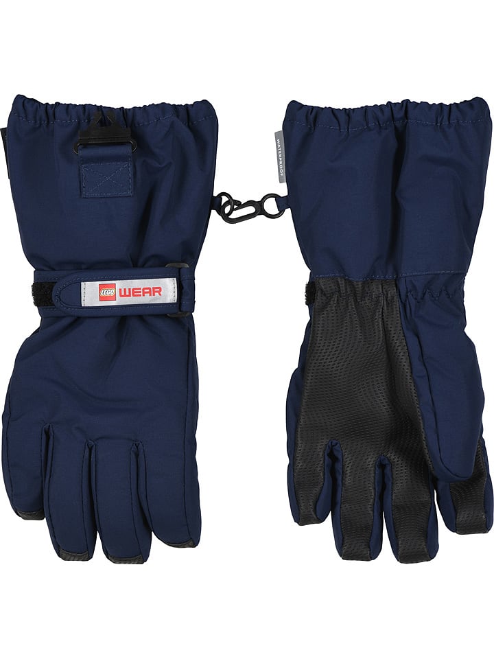 LEGO Rękawice narciarskie "Atlin" w kolorze granatowym rozmiar: 110/116