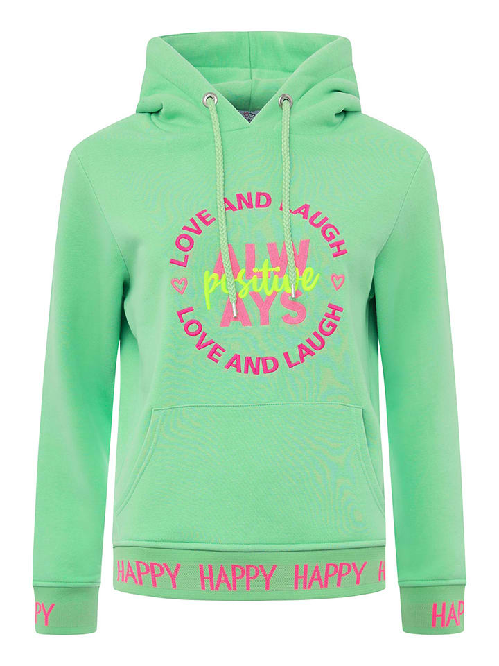 Zwillingsherz Bluza "Victoria" w kolorze zielonym rozmiar: S/M