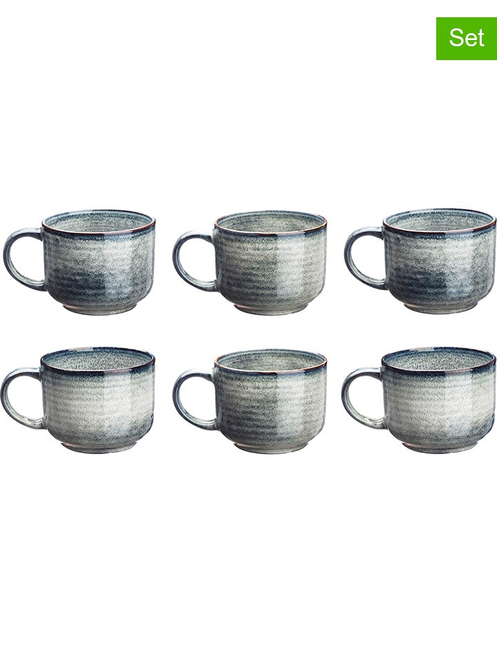 Björn Kubki jumbo (6 szt.) "Zen" w kolorze szarym - 400 ml rozmiar: onesize