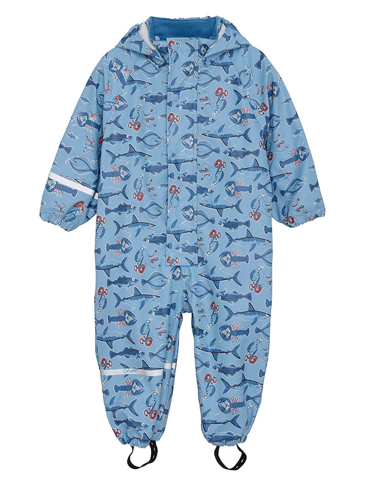 CeLaVi Kombinezon przeciwdeszczowy w kolorze błękitnym rozmiar: 98