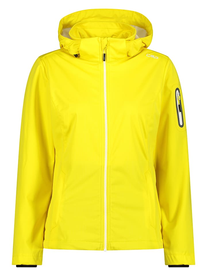 CMP Kurtka softshellowa w kolorze żółtym rozmiar: 44
