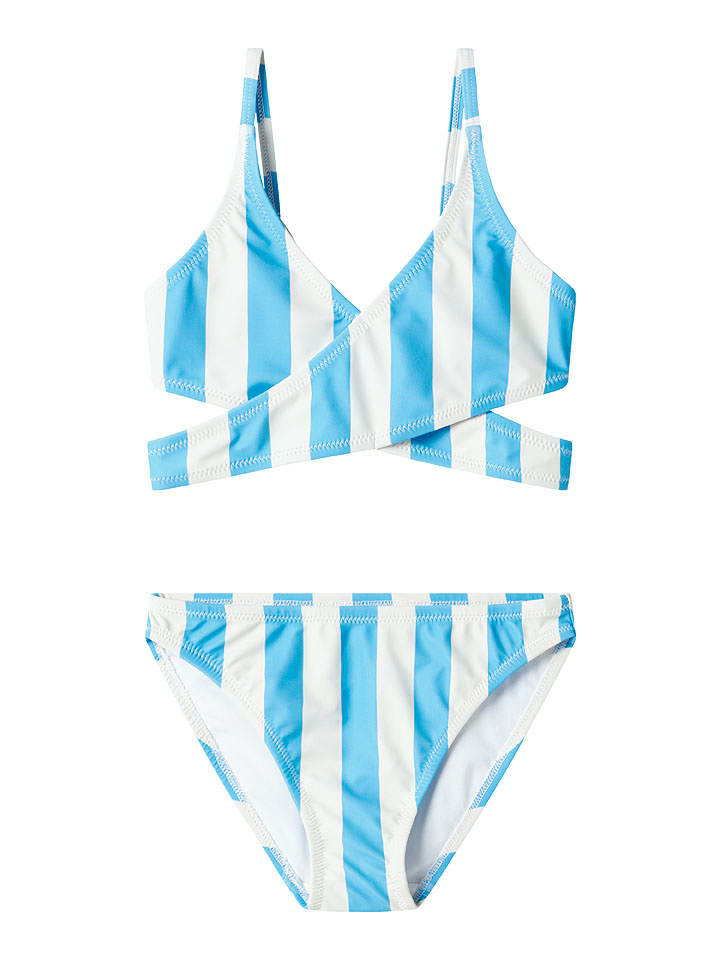 name it Bikini w kolorze błękitno-białym rozmiar: 110/116