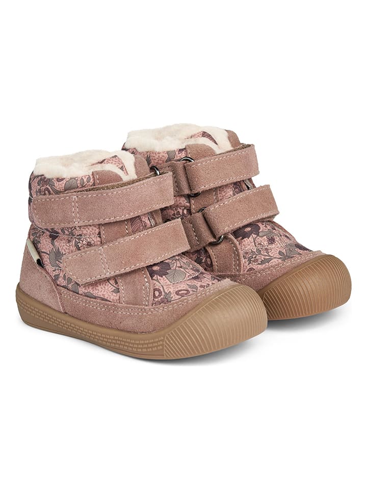 Wheat Skórzane botki "Daxi" w kolorze jasnoróżowym rozmiar: 23