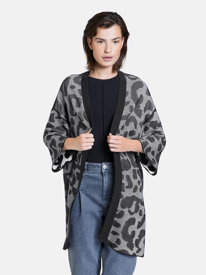 TAIFUN Kardigan w kolorze szarym rozmiar: 36