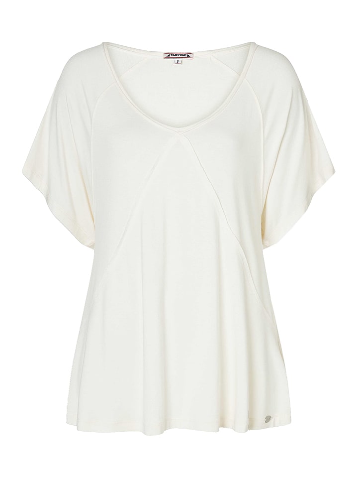 Timezone Bluzka w kolorze kremowym rozmiar: M