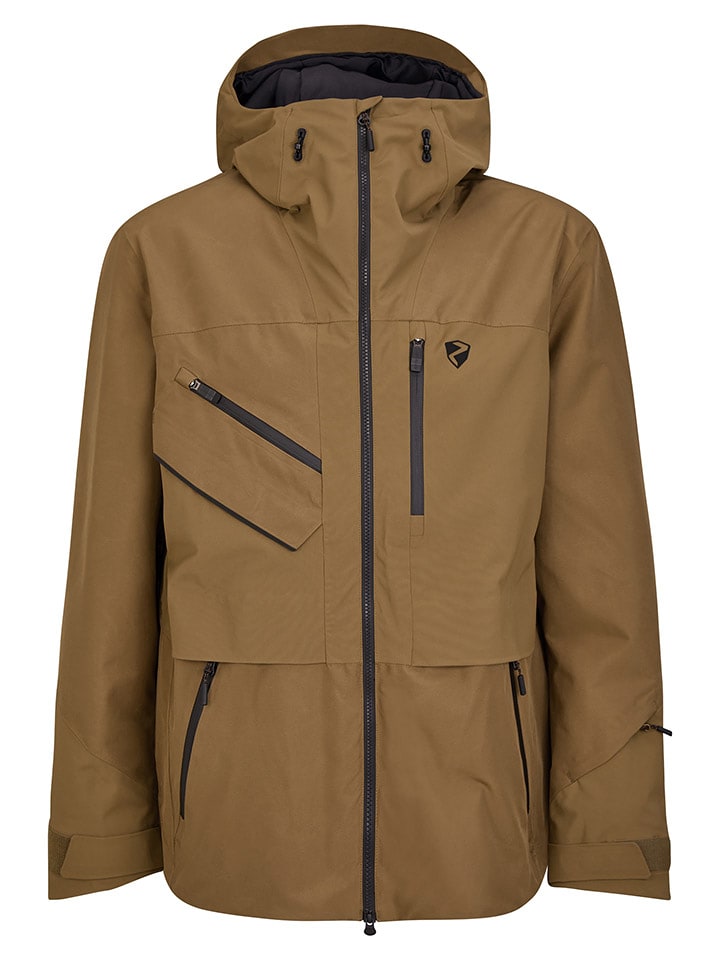 Ziener Kurtka narciarska "Trus" w kolorze jasnobrązowym rozmiar: 56
