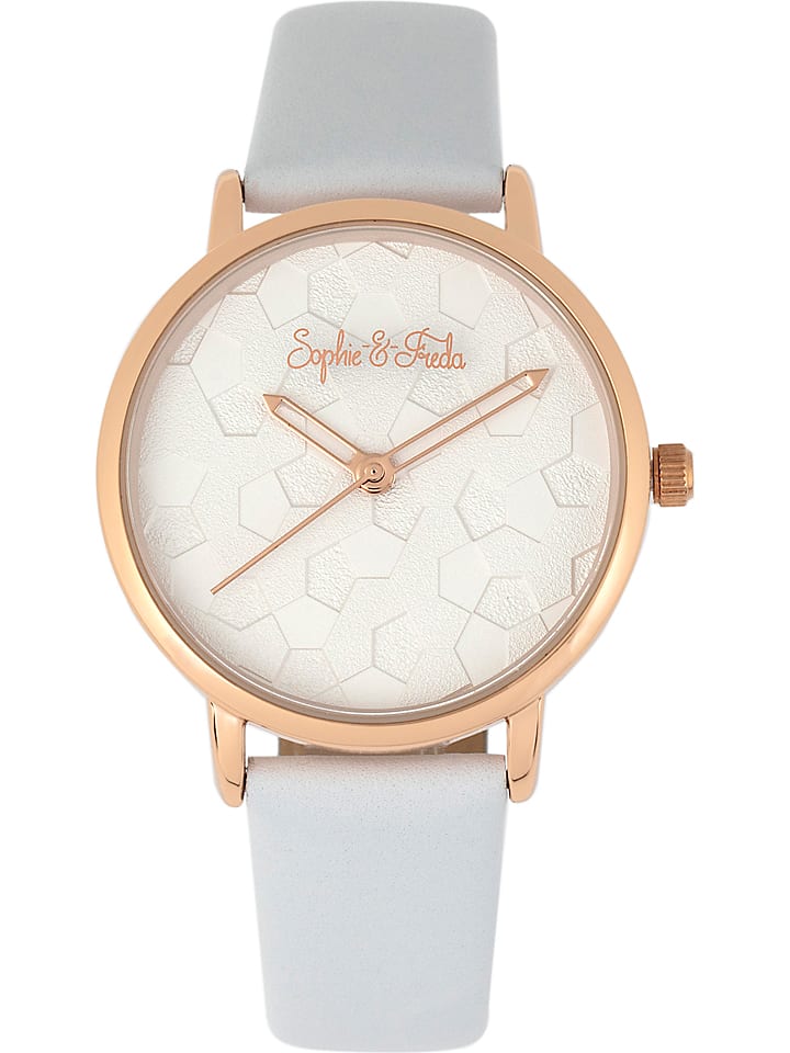 Sophie & Freda Zegarek kwarcowy "Breckenridge" w kolorze różowozłoto-biało-kremowym rozmiar: onesize