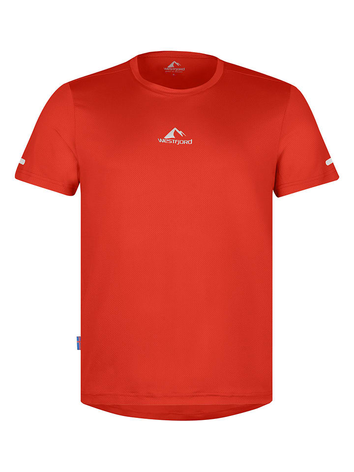 Westfjord Koszulka funkcyjna "Eldfjall Performance" w kolorze czerwonym rozmiar: XL