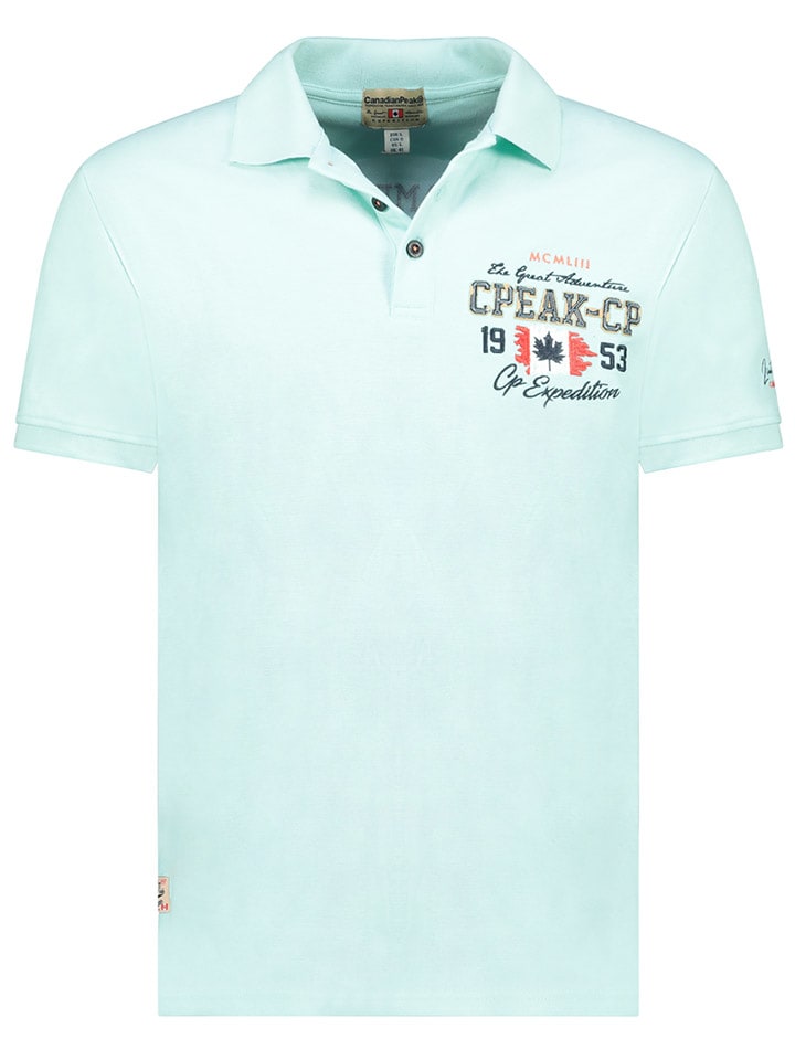 Canadian Peak Koszulka polo "Kapucineak" w kolorze błękitnym rozmiar: 3XL