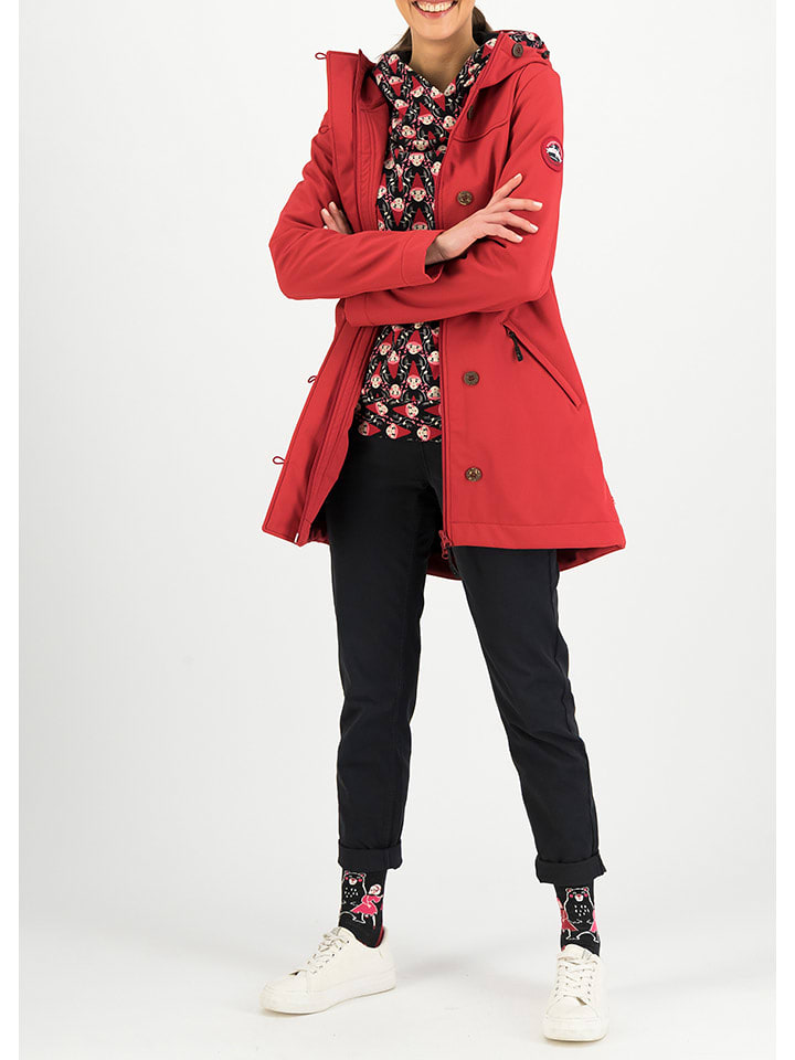 Blutsgeschwister Parka "Wild Weather" w kolorze czerwonym rozmiar: S