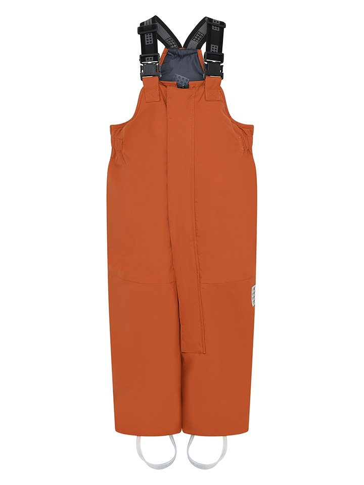 LEGO Spodnie narciarskie "Puelo 700" w kolorze jasnobrązowym rozmiar: 104