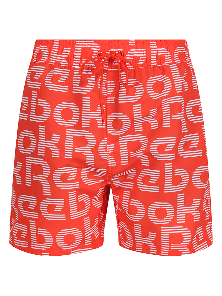 Reebok Szorty kąpielowe "Riley" w kolorze czerwonym rozmiar: L