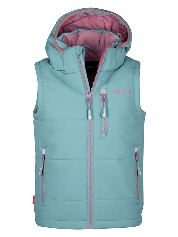 Trollkids Kamizelka funkcyjna "Narvik XT" w kolorze błękitnym rozmiar: 110