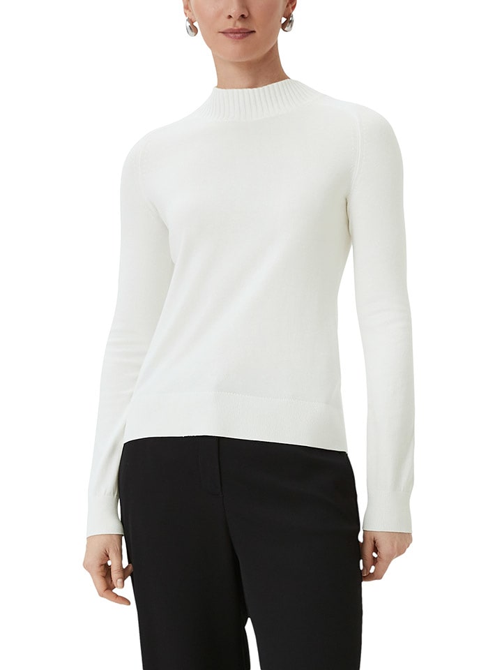 comma Sweter w kolorze białym rozmiar: 38