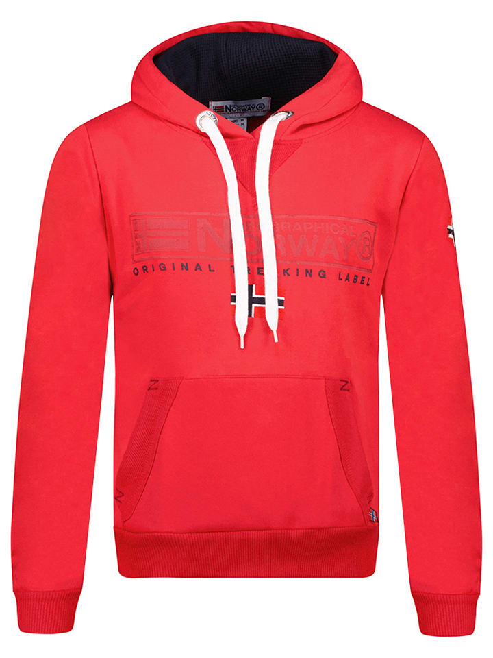 Geographical Norway Bluza "Gasic" w kolorze czerwonym rozmiar: M