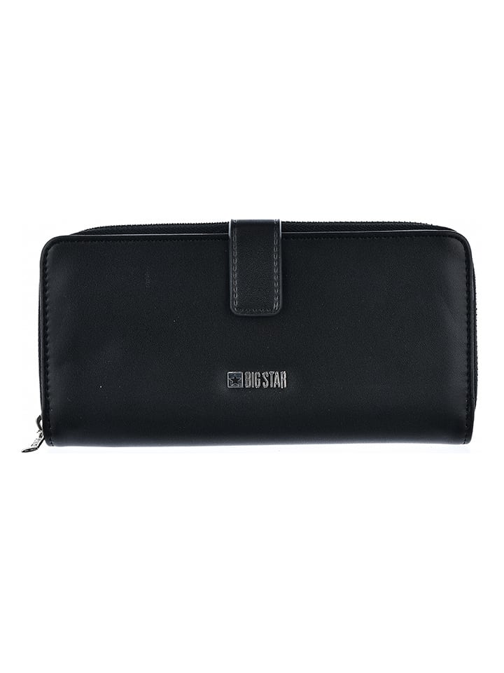 BIG STAR Portfel w kolorze czarnym - 19,5 x 10 x 2 cm rozmiar: onesize