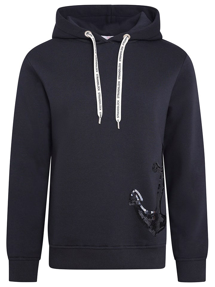 Zwillingsherz Bluza "Solveig" w kolorze czarnym rozmiar: S/M