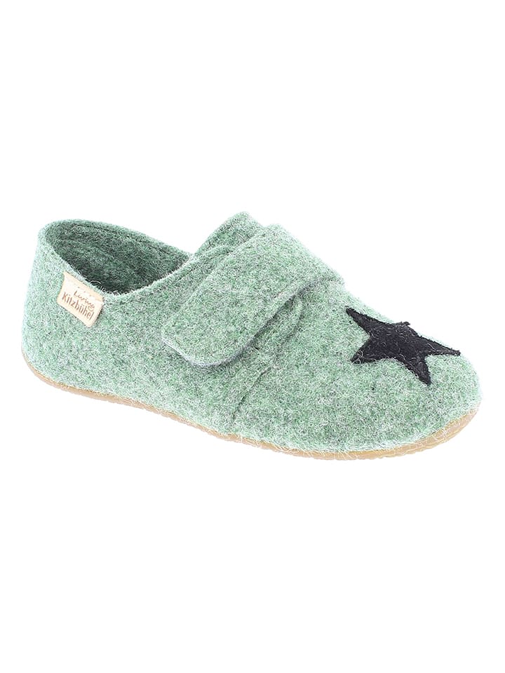 Living Kitzbühel Kapcie w kolorze zielonym rozmiar: 35