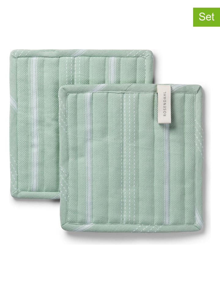 Rosendahl Łapki (2 szt.) "Beta" w kolorze miętowym - 22 x 22 cm rozmiar: onesize