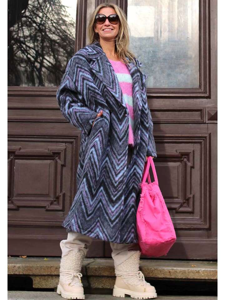 miss goodlife Płaszcz przejściowy w kolorze niebieskim rozmiar: S