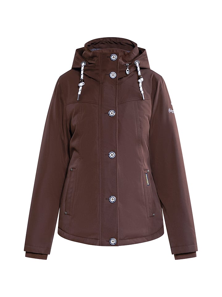 Schmuddelwedda Parka w kolorze ciemnobrązowym rozmiar: M