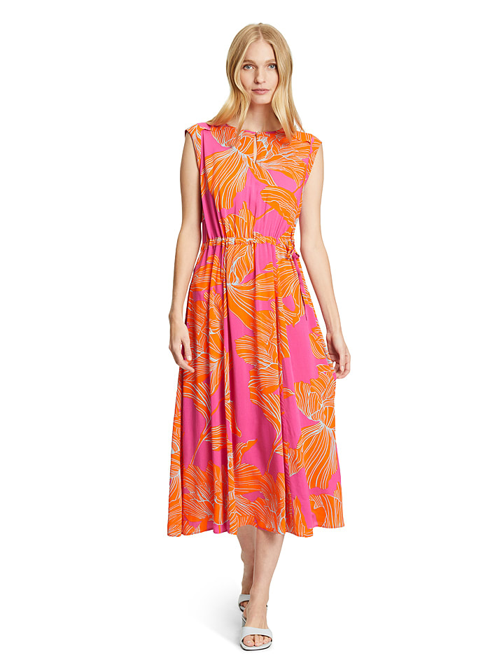 CARTOON Sukienka w kolorze pomarańczowo-różowym rozmiar: 34