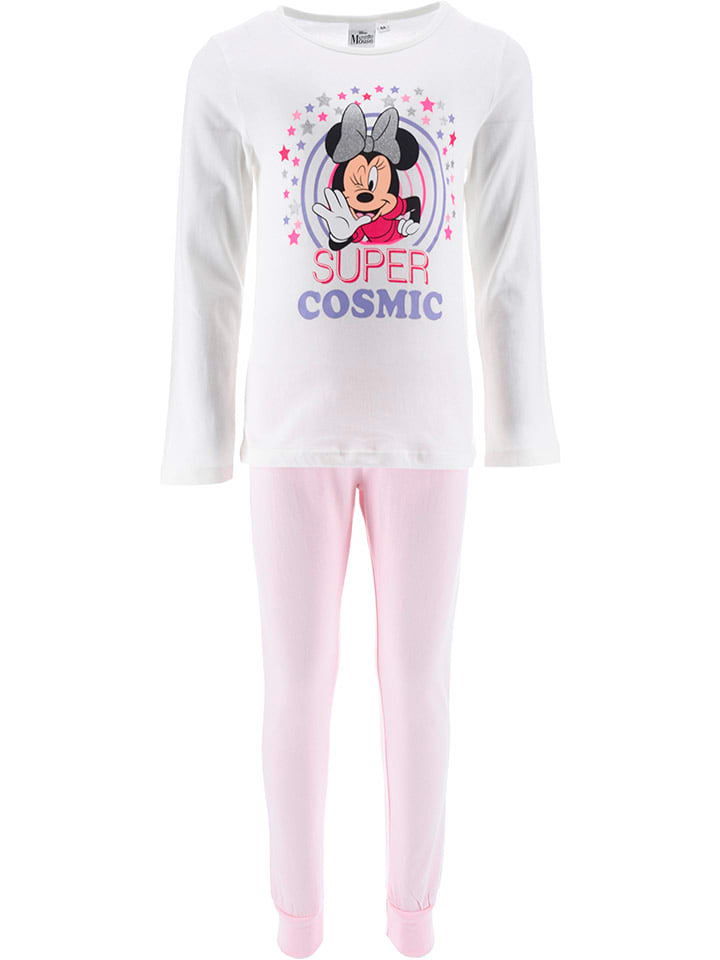 Disney Minnie Mouse Piżama "Minnie" w kolorze białym rozmiar: 98