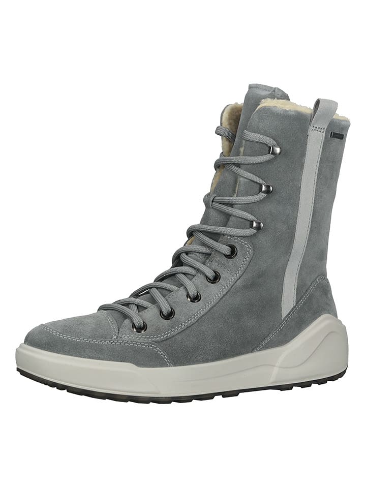 Legero Skórzane kozaki zimowe w kolorze szarym rozmiar: 38