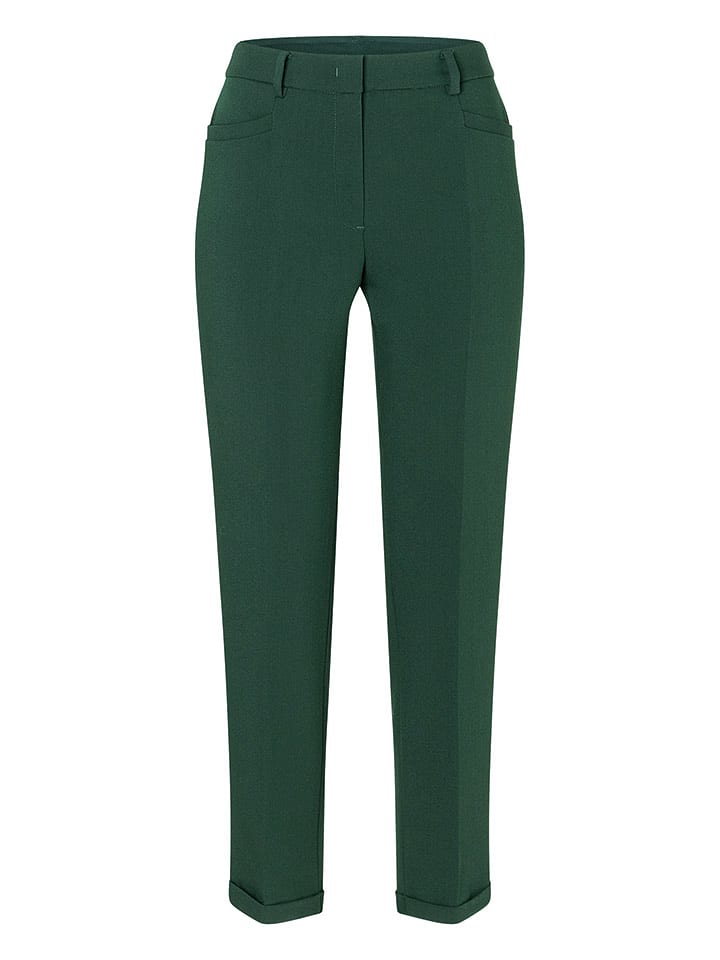 More & More Spodnie w kolorze ciemnozielonym rozmiar: 32