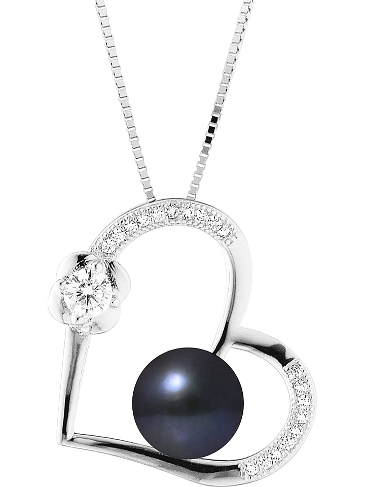 Pearline Srebrny naszyjnik z zawieszką - dł. 42 cm rozmiar: onesize