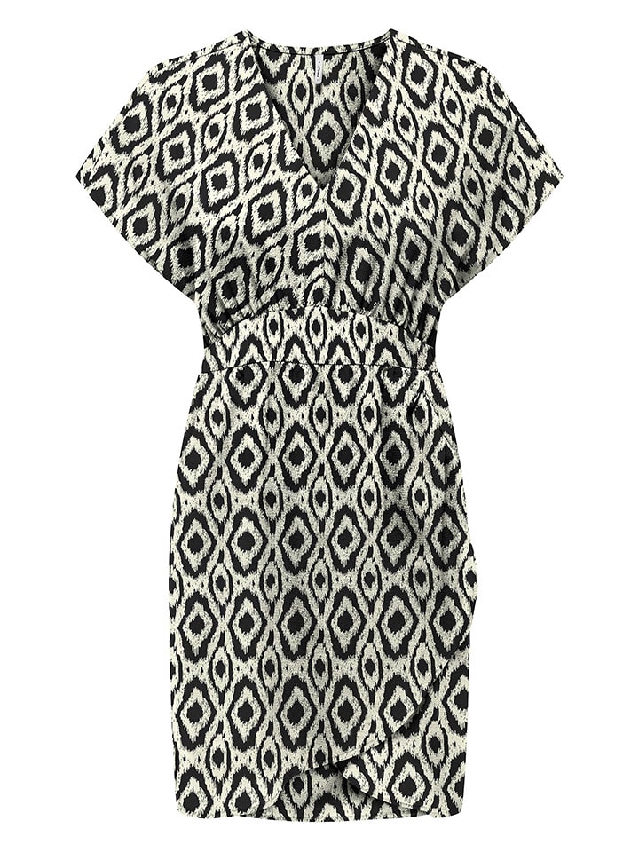 ONLY Sukienka w kolorze biało-czarnym rozmiar: M