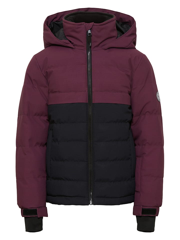 HULABALU Kurtka zimowa "Arizina" w kolorze czarno-ciemnofioletowym rozmiar: 146/152