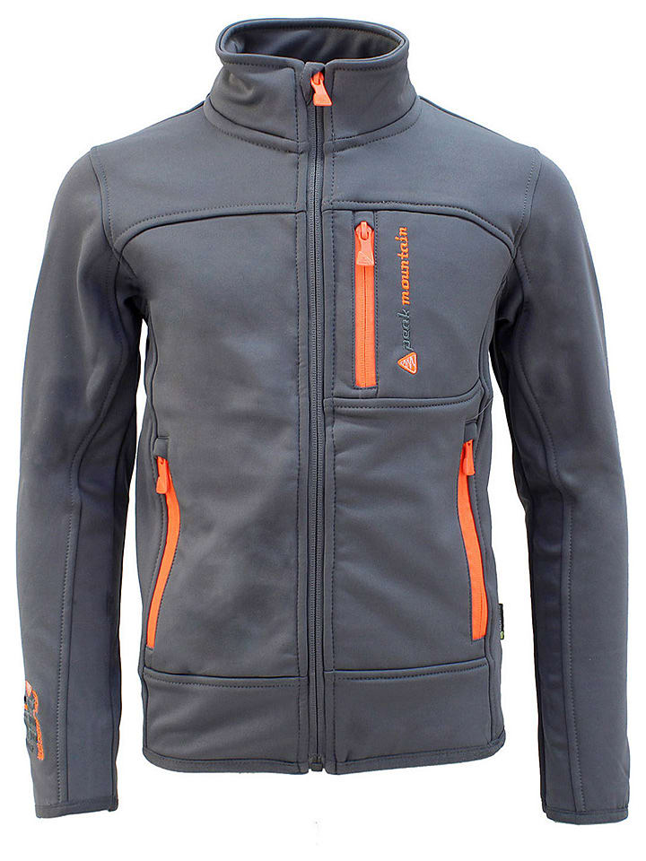 Peak Mountain Kurtka softshellowa w kolorze szarym rozmiar: 152