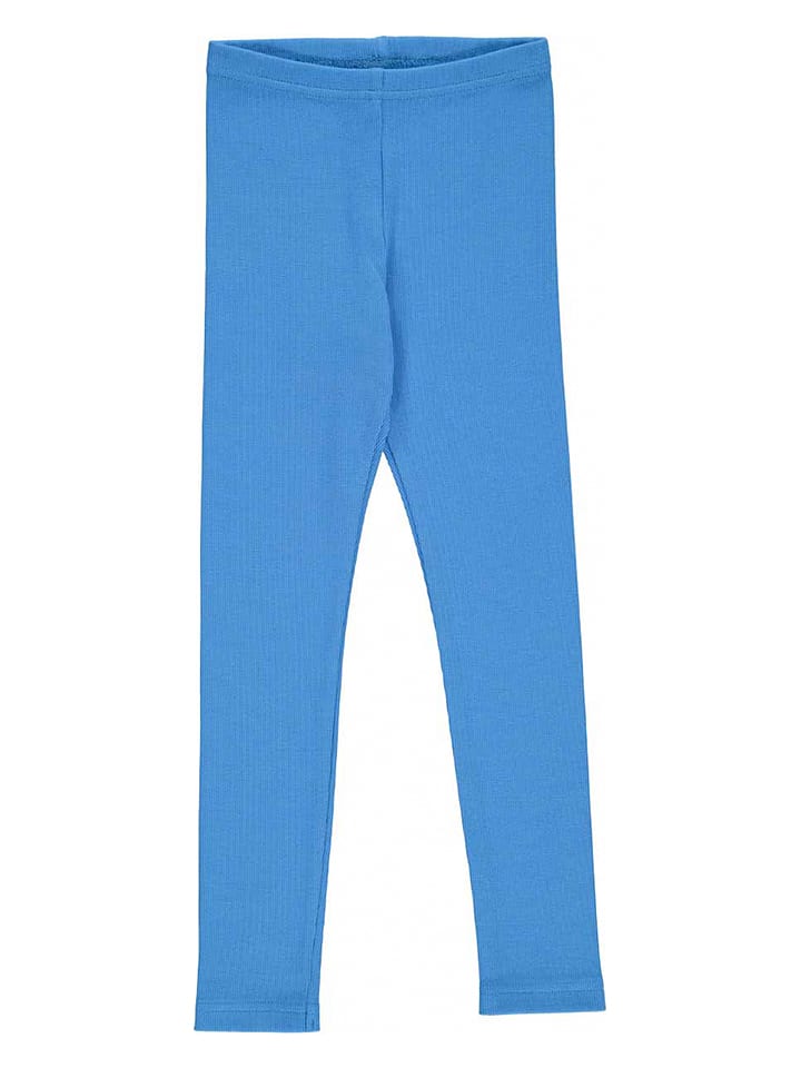 Fred´s World by GREEN COTTON Legginsy "Alfa rib" w kolorze błękitnym rozmiar: 122
