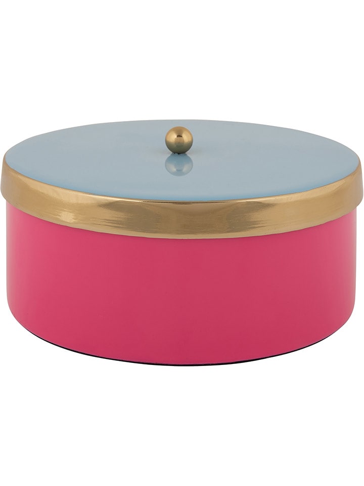 Present Time Pojemnik "Funky" w kolorze różowym - Ø 16 cm rozmiar: onesize