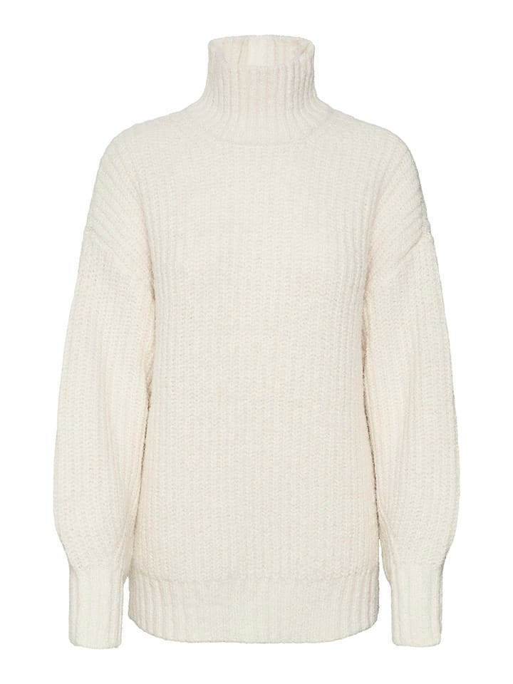 Vero Moda Golf "Wilda " w kolorze kremowym rozmiar: XS