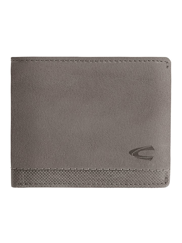 Camel Active Skórzany portfel "Nimbus" w kolorze szarym - 11 x 8,5 x 2 cm rozmiar: onesize